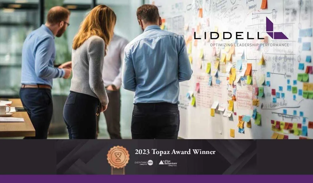 Last year we won the @EverythingDiSC Topaz Award. Ask us how we can help you administer your own assessments without our team in the mix. We can train you. #LeadershipTools #WorkplaceAssessments #LiddellLeads